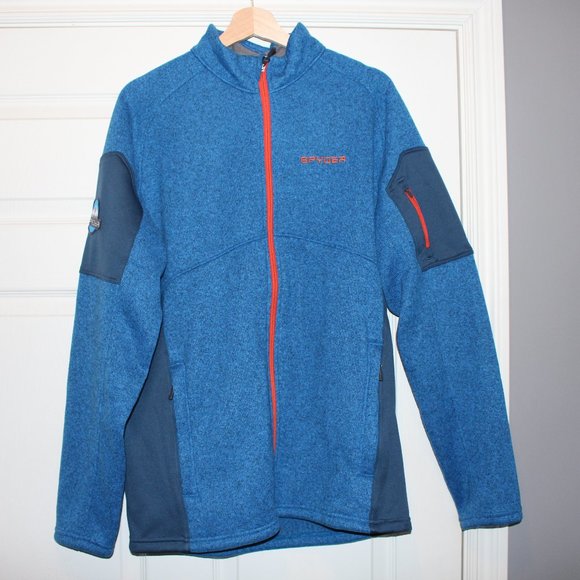 Spyder Mens Zip Up - Picture 2 of 6